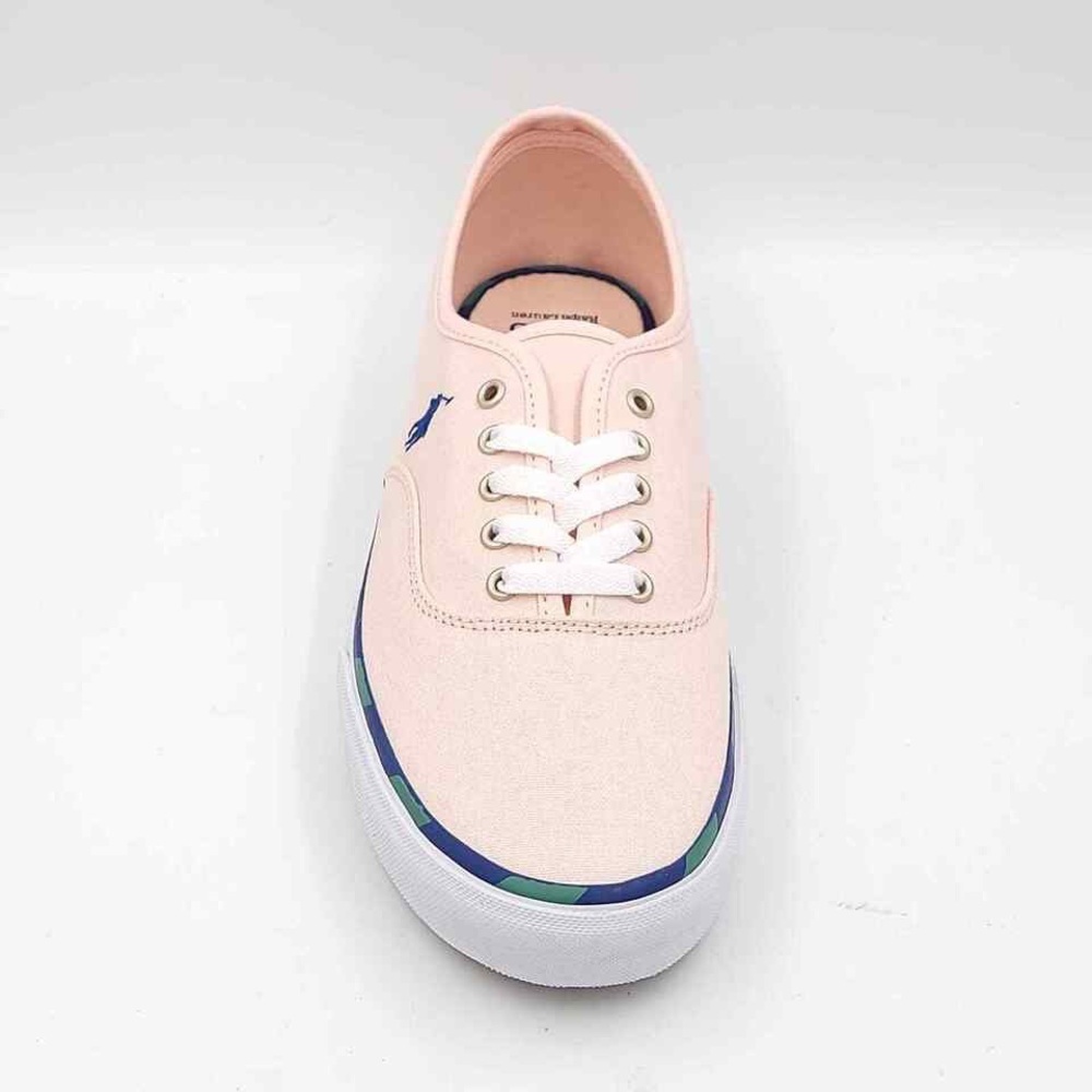 🖤🖤 POLO by Ralph Lauren - Keaton Leather-Trim Canvas Sneakers